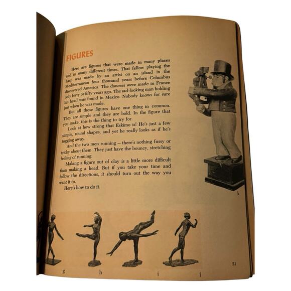 Vintage 1968 Scholastic Book Clay Wood & Wire Sculpture How To Art Harvey Weiss - Picture 12 of 13